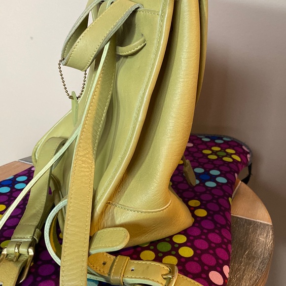 Vintage Coach Light Green Mini Daypack - Picture 7 of 10